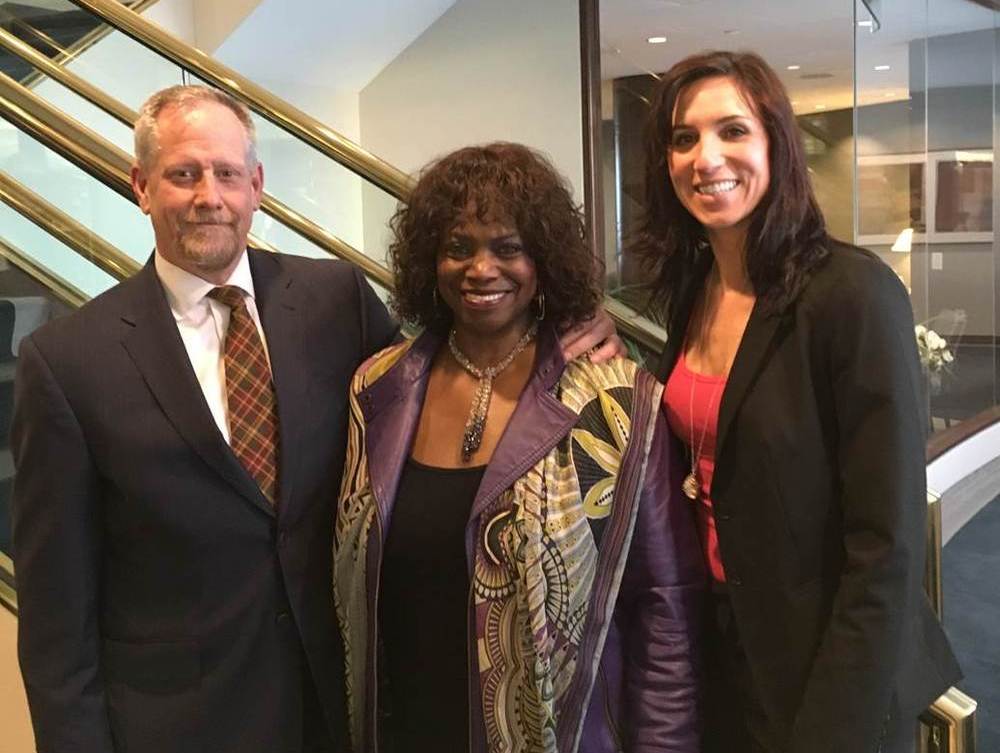James T. Shearin, Carolyn Hebsgaard and Jessica Kennedy at our LCD event