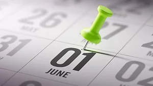 June 1